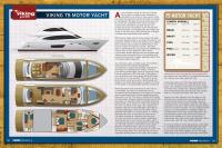 Magazine spread layout project for Viking Yachts